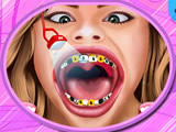 Hannah Montana at the dentist